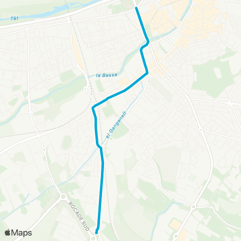 Sankéo - Scolaire Gare routière - Collège Maintenon map