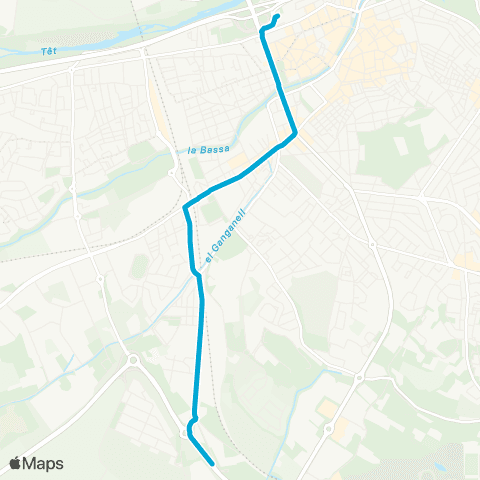 Sankéo - Scolaire Gare rout. - Lycée Bon Secours / Marillac map