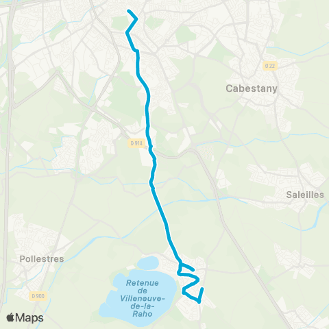 Sankéo - Scolaire Villeneuve de la Raho - Jean Moulin map