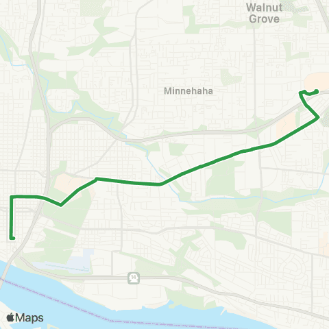 C-TRAN The Vine on Fourth Plain map