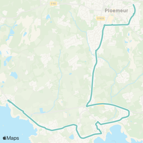 IZILO Ploemeur le Courégant – Ploemeur St Déron map