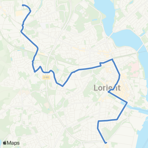 IZILO Lorient Kerulvé / Lorient Maison de la Solidarité - Lorient Beaux-Arts map