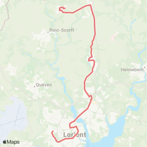 IZILO Cleguer la Croix Rouge - Lorient Port de Pêche map