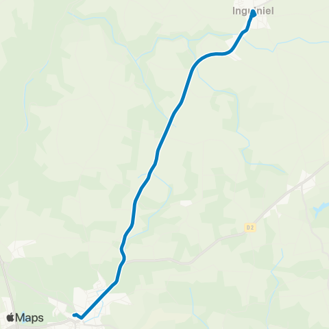 IZILO Inguiniel Mairie - Plouay Gare Déchanges map