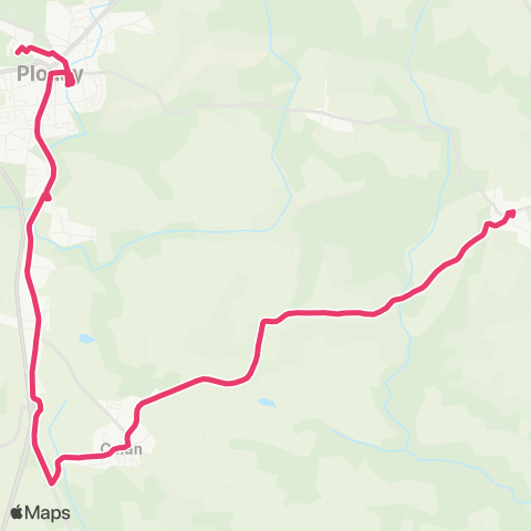 IZILO Lanvaudan Centre - Plouay Gare Routière map