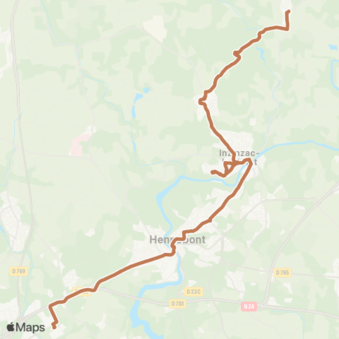 IZILO Navette Fonderie de Bretagne / Inzinzac-Lochrist Penquesten - Hennebont - Fonderie de Bretagne map