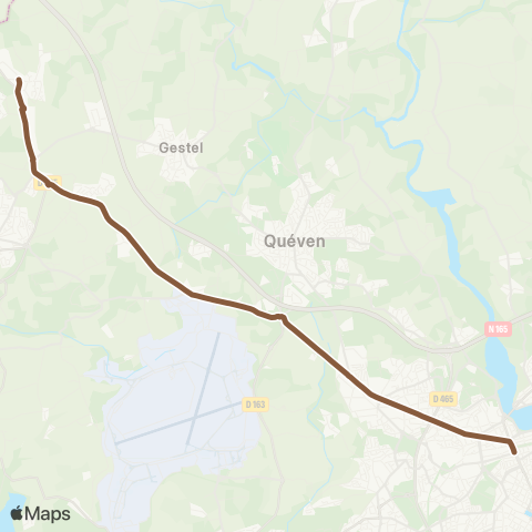 IZILO Navette Start / Lorient Gare Dechanges - Start Atelier Services map