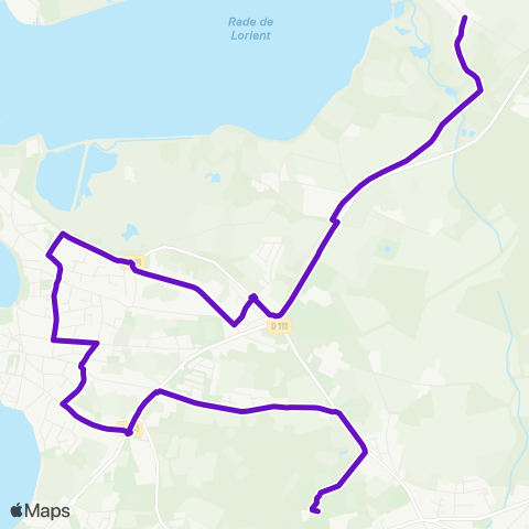 CTRL Scolaires Locmiquelic Sterville - Riantec Collège Kerurand map