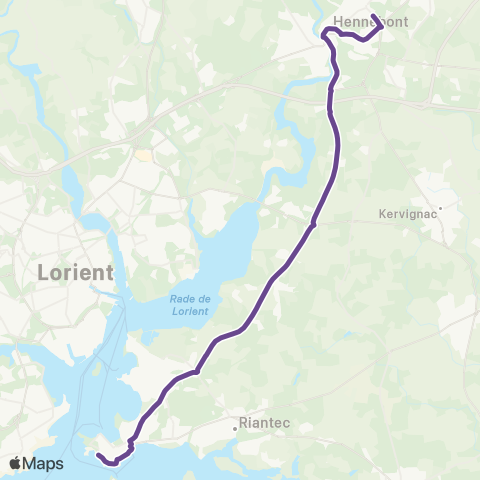 CTRL Scolaires Hennebont Victor Hugo - Port-Louis Lycée Professionnel map