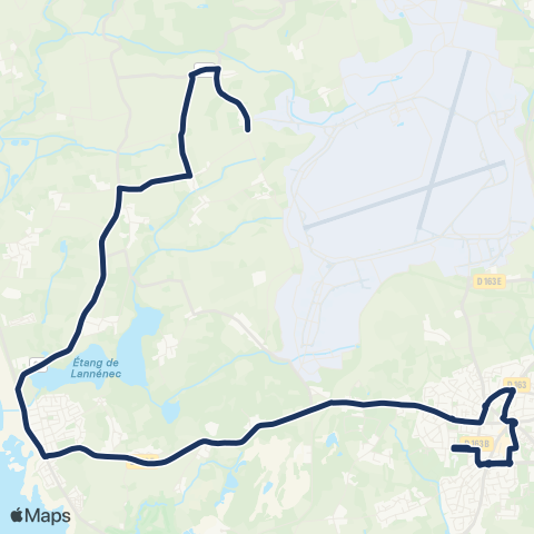 CTRL Scolaires Guidel Keriouay - Ploemeur Fort Bloqué - Ploemeur Église - Collèges et Écoles Primaires map