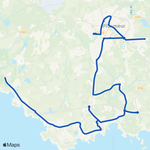 CTRL Scolaires Plœmeur le Courégant - Ploemeur Église - Ploemeur Collèges et Écoles Primaires map