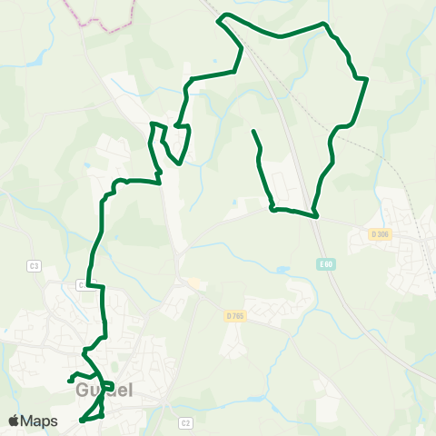 CTRL Scolaires Guidel ZA de Pen Mané - Guidel Écoles Primaires map