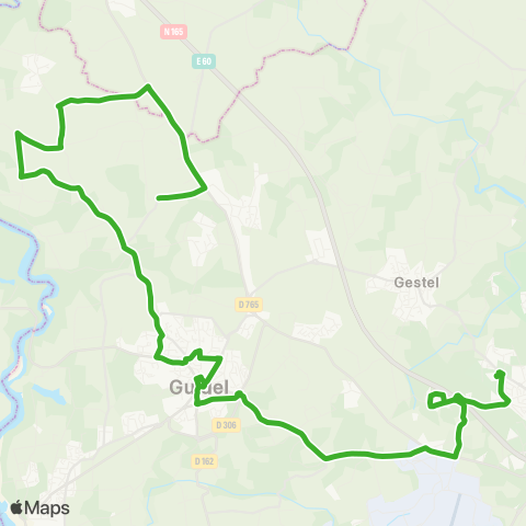 CTRL Scolaires Guidel Keryhuel - Guidel Collège St-Jean - Queven Collège Kerbellec map