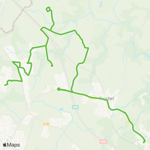 CTRL Scolaires Guidel Villeneuve Piriou - Gestel - Queven Collège Kerbellec map
