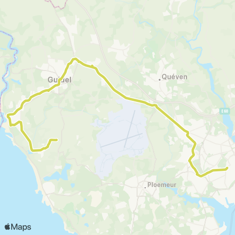 CTRL Scolaires Guidel Croix Notre Dame - Guidel Ctre - Lorient Collèges, Lycées et Uni map