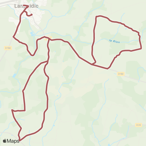 CTRL Scolaires Languidic Kerstrat - Languidic Pl. Guillerme / Collège St Aubin map