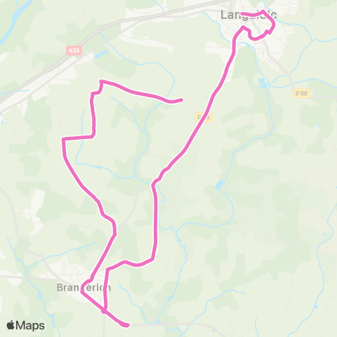 CTRL Scolaires Languidic la Châtaigneraie - Languidic Pl. Guillerme / Collège St Aubin map