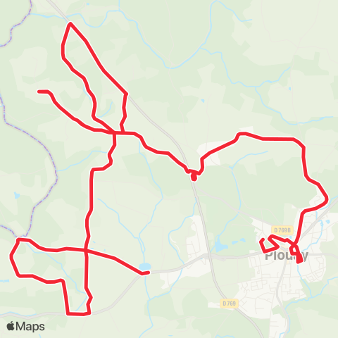 CTRL Scolaires Plouay Bois de Kerlucas - Plouay Collèges map