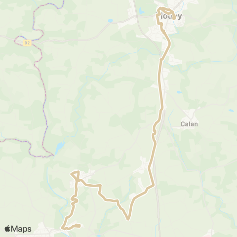 CTRL Scolaires Cleguer Kerganaouen / l'Enfer - Plouay Collèges map