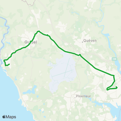 IZILO Guidel Plages - Lorient map