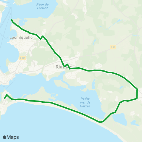IZILO Riantec - Locmiquélic map