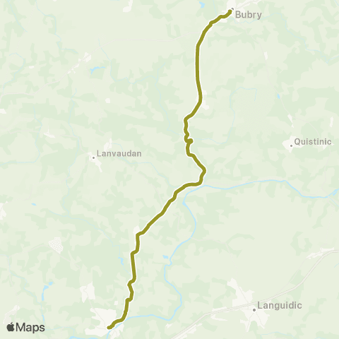 IZILO Bubry - Inzinzac-Lochrist map