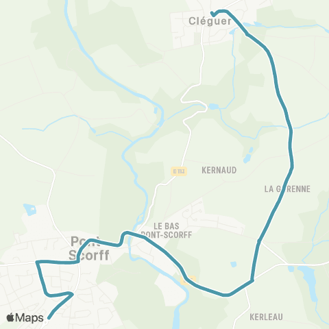 IZILO Cléguer - Pont-Scorff map
