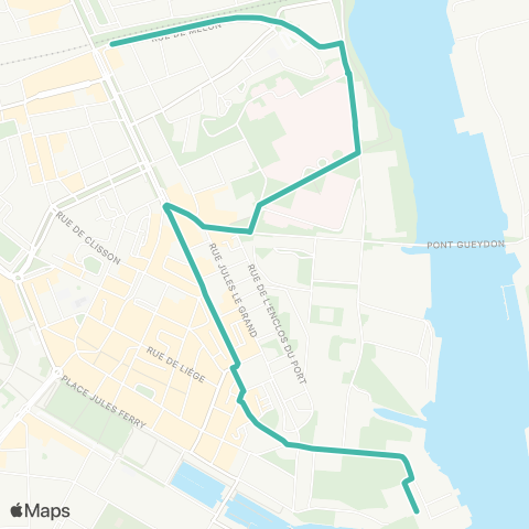 IZILO Lorient Gare d'Échanges - Péristyle map