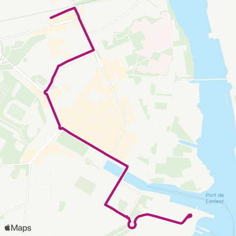 IZILO Lorient Gare SNCF - Gare Maritime map
