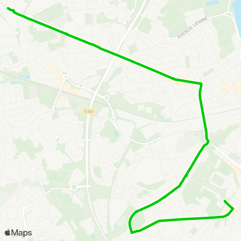 IZILO Ligne Verte - Lorient Parking Kiabi - Lorient Festival Interceltique de Lorient map