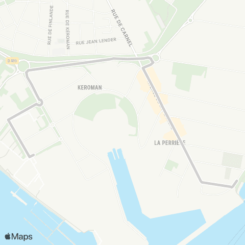 IZILO Nlo - Navette Lorient Océans map