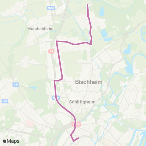 CTS Les Halles - Reichstett Rue de Paris map