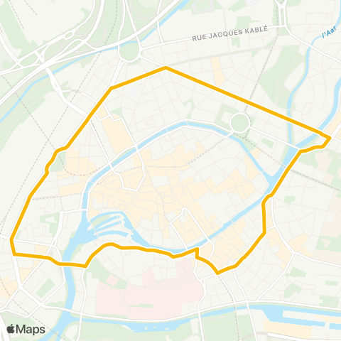 CTS Gare Centrale - Musée d'Art Moderne - Gallia map