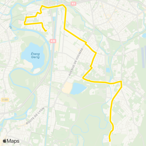 CTS Unterelsau - Neuhof Ganzau map