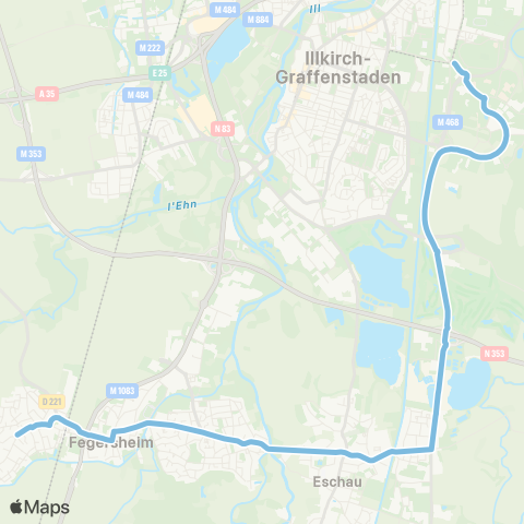 CTS Campus d'Illkirch - Lipsheim Gare map