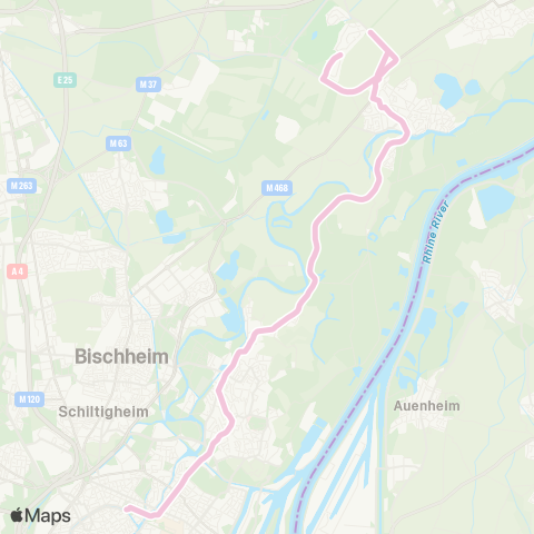 CTS République - La Wantzenau Le Golf map