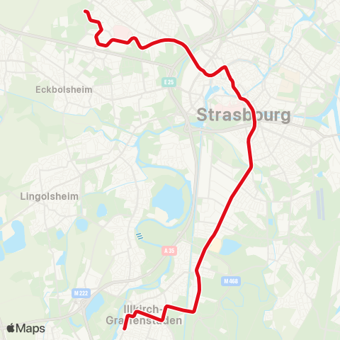CTS Parc des Sports - Illkirch Graffenstaden map