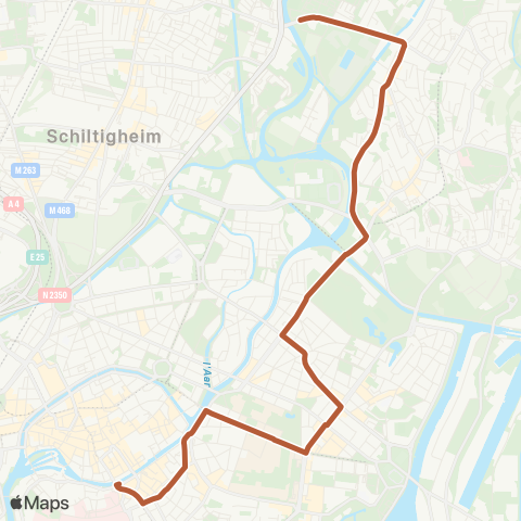 CTS Pont Saint-Nicolas - Pont Phario map