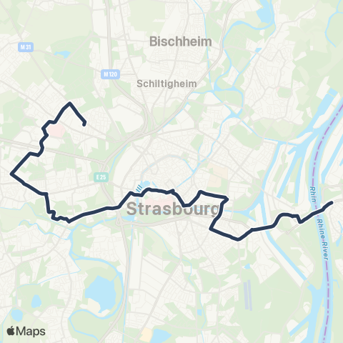 CTS Kehl Bahnhof - Mathieu Zell map