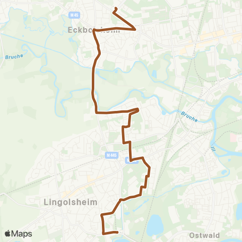 CTS Lingolsheim Alouettes - Poteries map