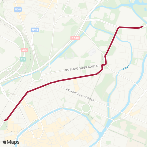 CTS Gare Centrale - Parlement Européen map