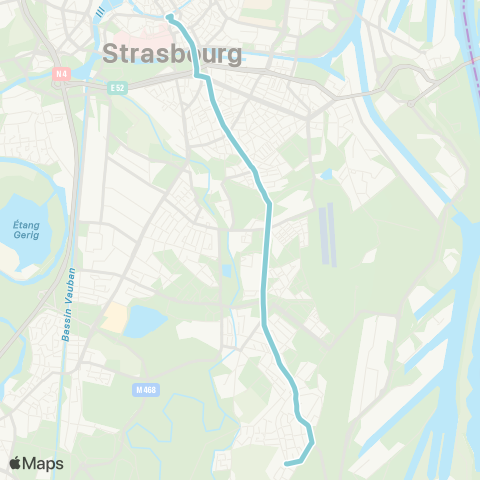 CTS Pont Saint-Nicolas - Neuhof Stockfeld map