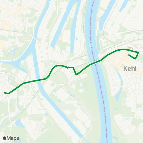 Remplacement tram Jean Jaurès - Hochschule / Läger map