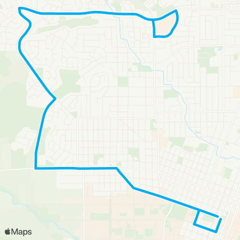 Corvallis Transit System Witham Hill / Osu map