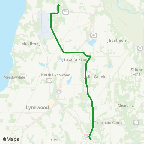 Community Transit Swift | Seaway TC - Canyon Park P&R map