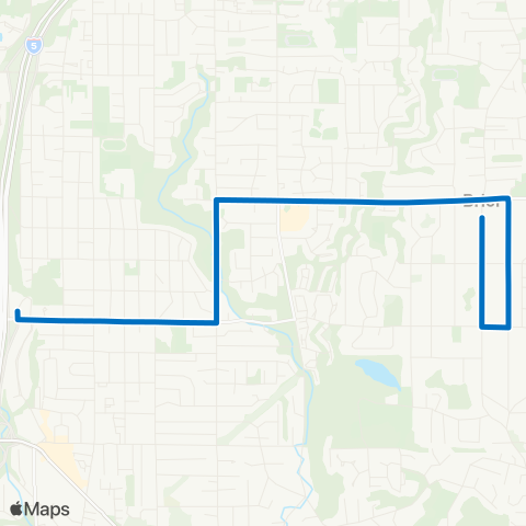 Community Transit Brier - Mountlake Terrace Station map