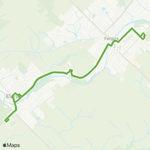 Centre Wellington Community Shuttle Grand River Raceway - Ctr Wellington Sportsplex map