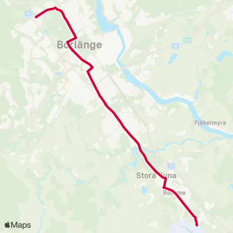 Dalatrafik Harstigen—Dala Airport map