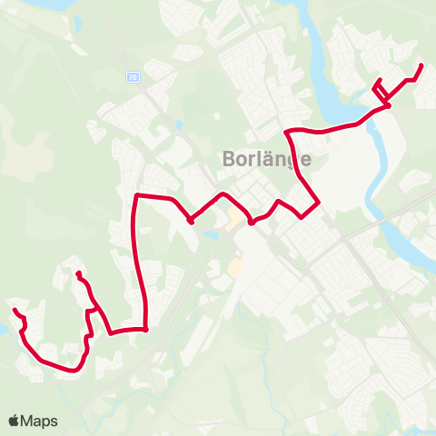 Dalatrafik Jaxrondellen—Bergebyvägen map