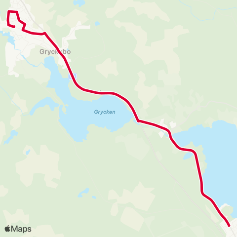 Dalatrafik Grycksboskolan—Stennäset map